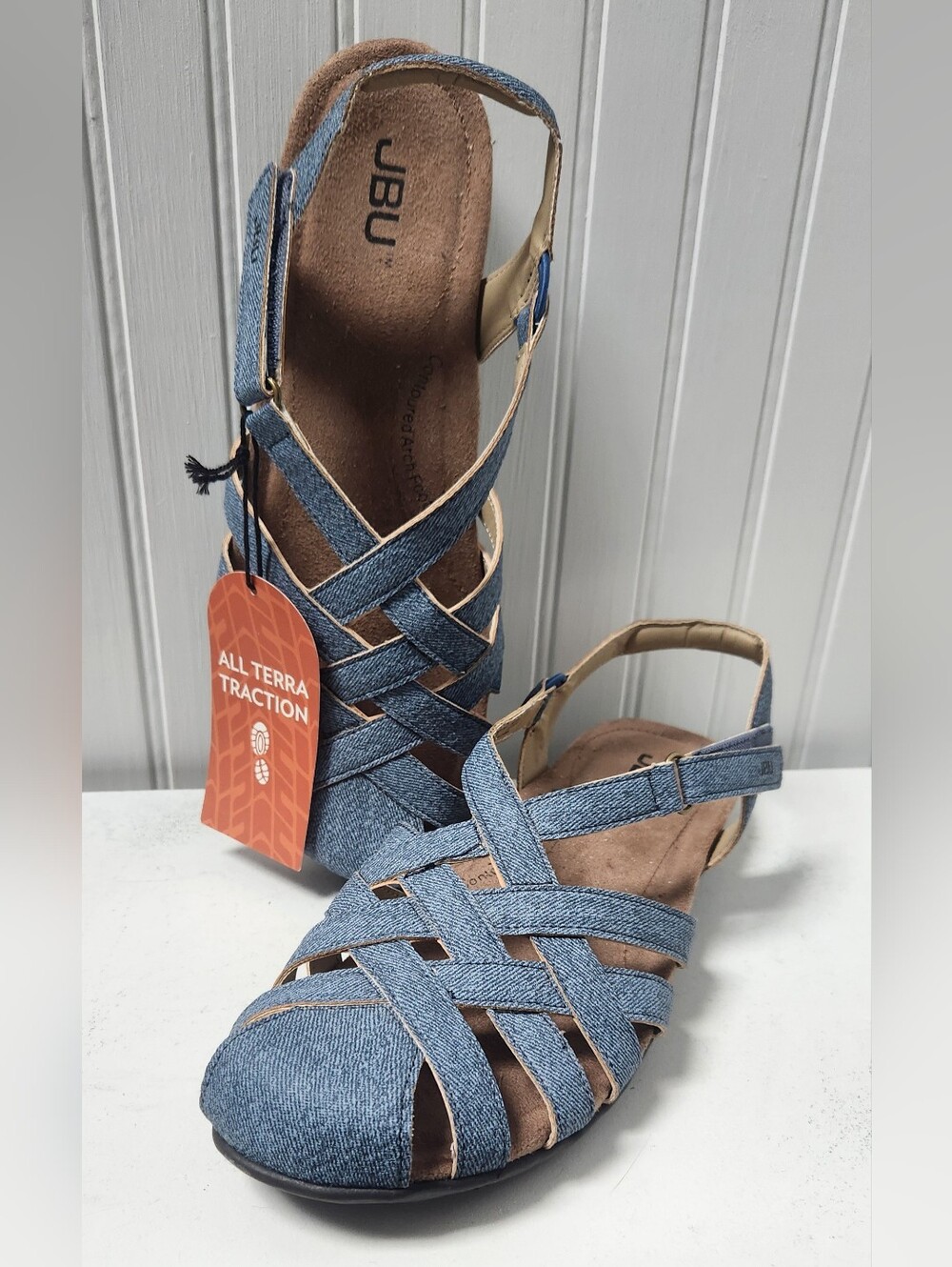 JBU Women's Bonnie Encore Denim Blue By Jambu NWT